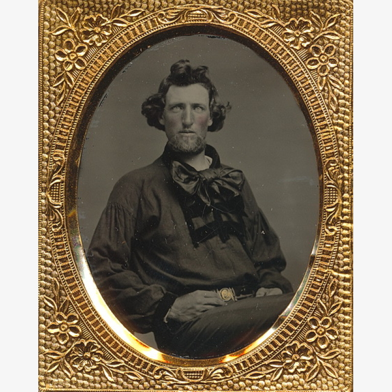 Early War Confederate Volunteer Ambrotype – Civil War Image Shop