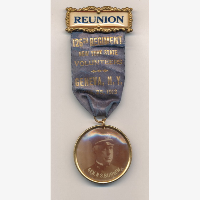 126th New York Infantry Reunion Badge