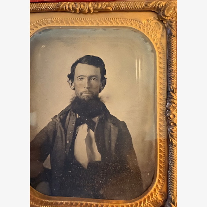 Sixth Plate Confederate in Jean Cloth Uniform