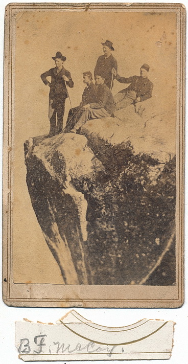 Identified 64th Ohio Infantry at Lookout Mountain