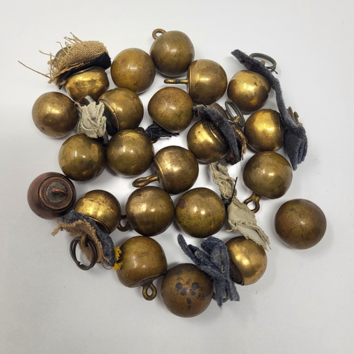 Group Lot of Zouave Ball Buttons