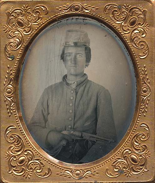Double Armed Louisiana Cavalryman