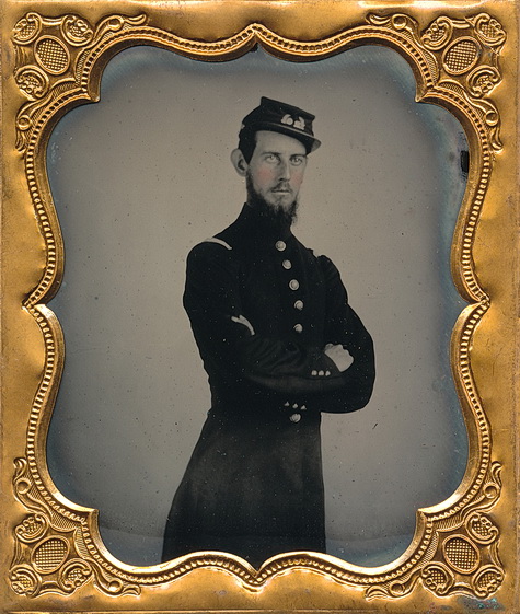 Unidentified Virginia Officer Ambrotype