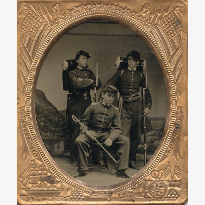 Pennsylvania Militia With Rare Justice Rifles