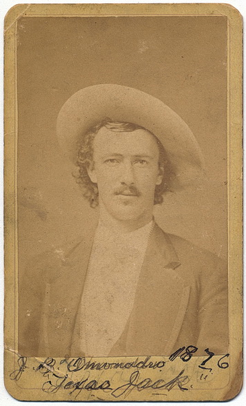 Rare "Texas Jack" Omohundro Cabinet Card