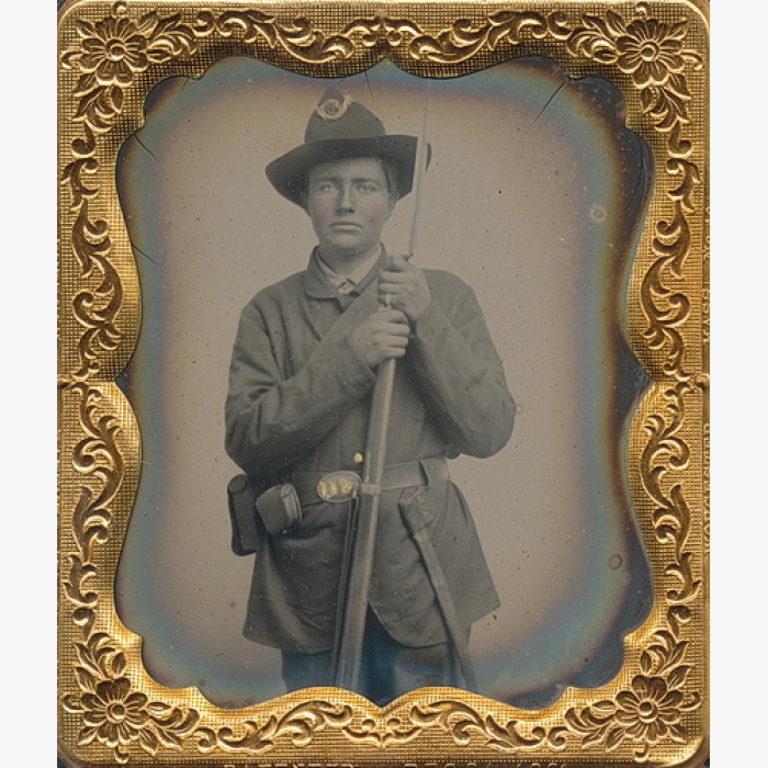 Western Theater Yank Tintype