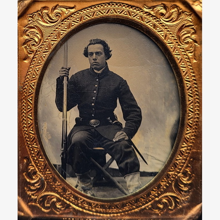 Federal Infantryman in Unique Pose