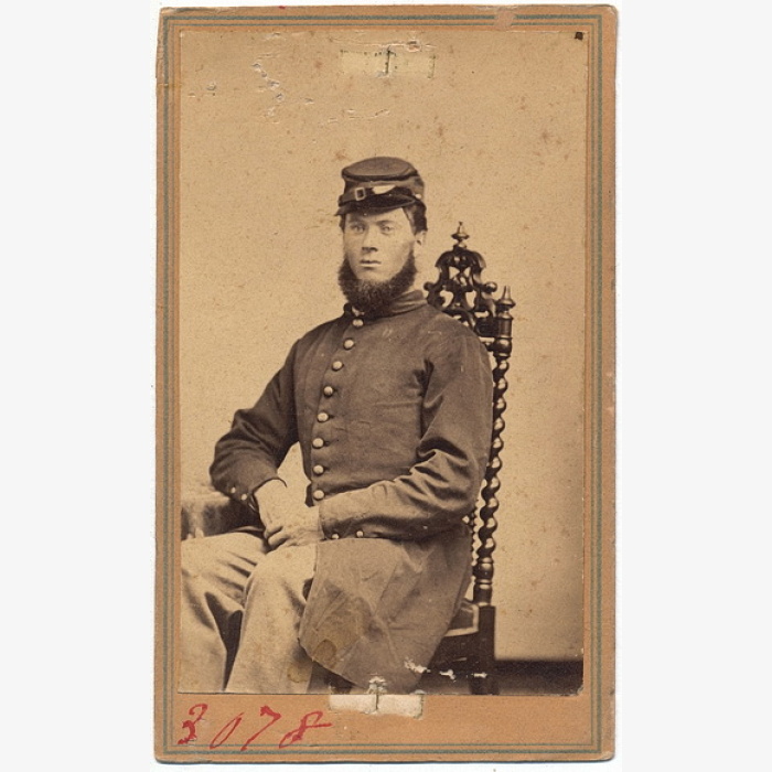 Private Henry Barrett 14th Vermont Infantry Dead Letter CDV