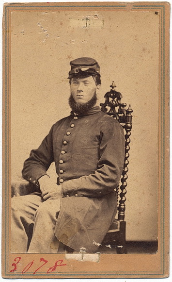 Private Henry Barrett 14th Vermont Infantry Dead Letter CDV