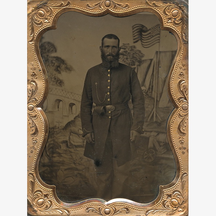 New York Infantryman With SNY Plate