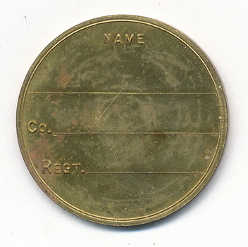 20th Century George Washington ID Tag Re-Strike - Image 2