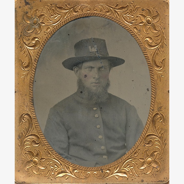Rare Federal Engineer Tintype