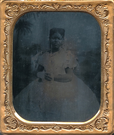 Exceptionally Rare African-American Woman at Beaufort