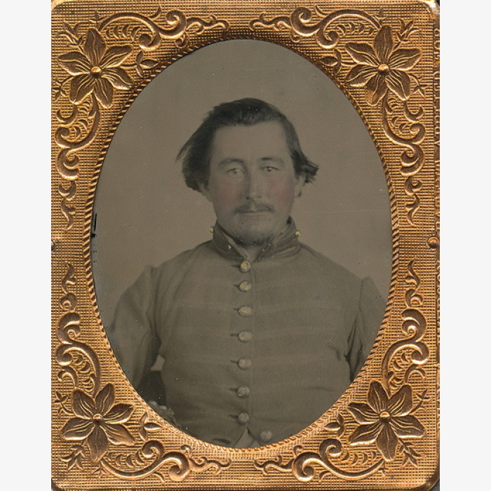 Former Musician or Confederate Soldier Ambrotype