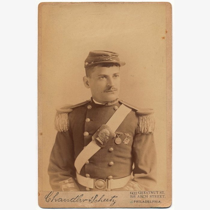Post War Militia Cabinet Card