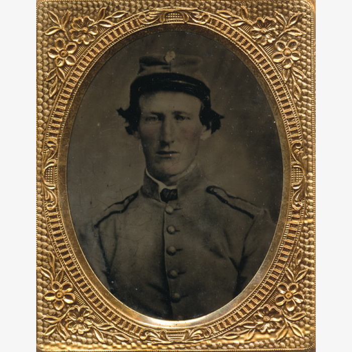 Possible Militia Soldier Tintype