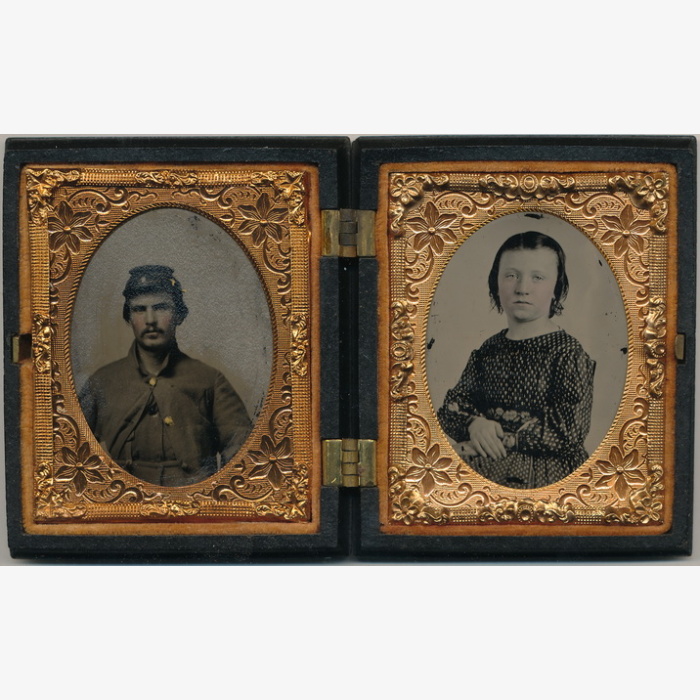 Double Cased Soldier And Daughter Ninth Plates