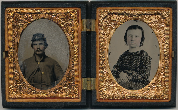 Double Cased Soldier And Daughter Ninth Plates