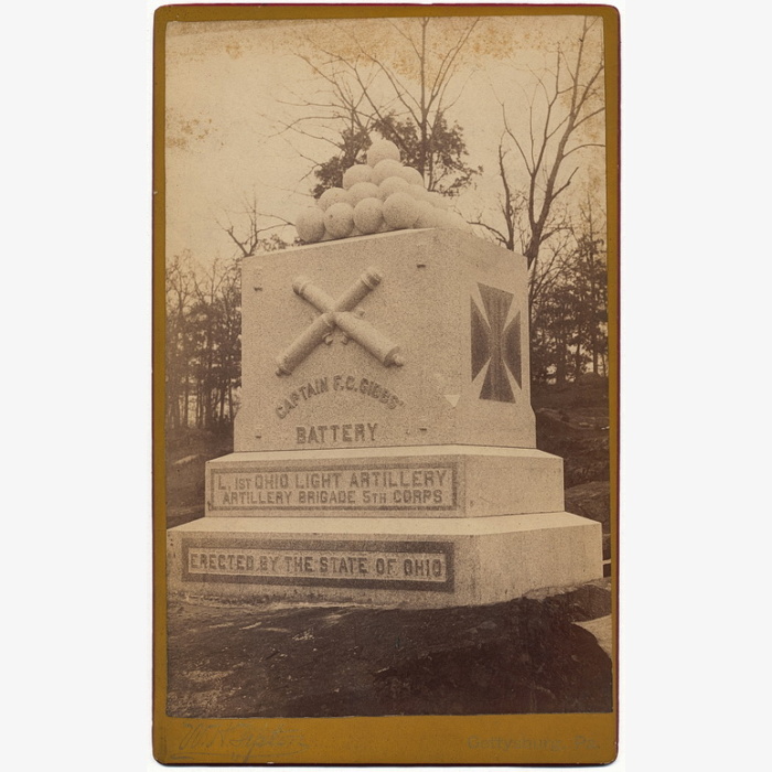1st Ohio Light Artillery Monument at Gettysburg