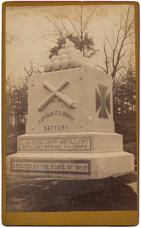 1st Ohio Light Artillery Monument at Gettysburg