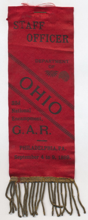 Ohio Staff Officer GAR Ribbon