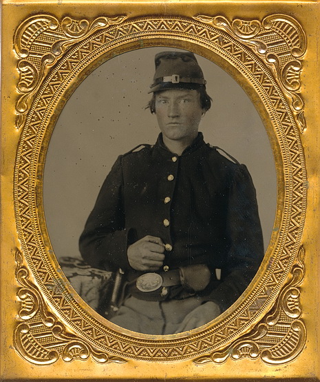 New Jersey Infantryman Melainotype