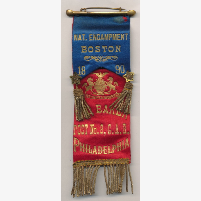 1890 Boston National Encampment Ribbon