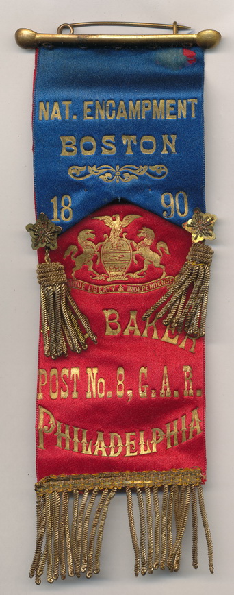 1890 Boston National Encampment Ribbon
