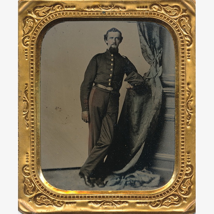 New Jersey Artilleryman Melainotype