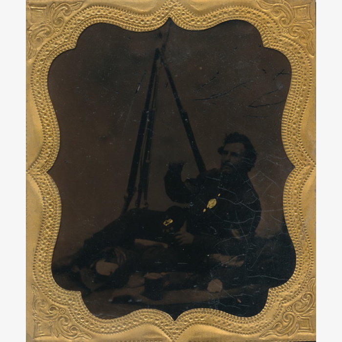 New Hampshire Infantryman Relaxed Pose