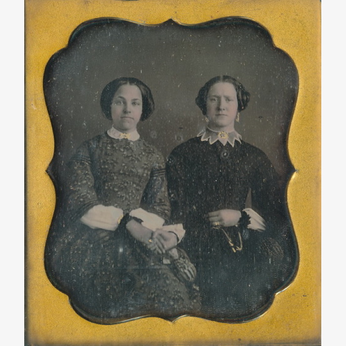 Women Holding Hands Daguerreotype