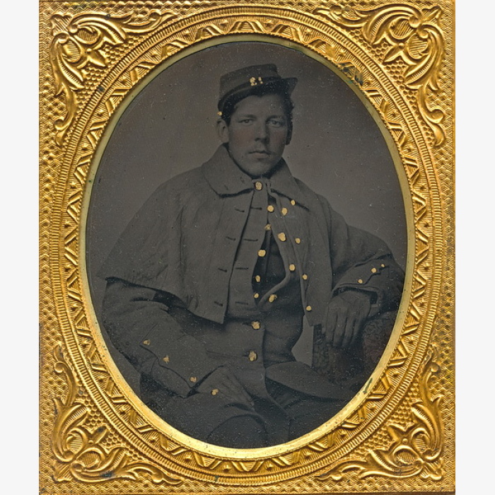 13th New York Infantry "Rochester Regiment" Tintype