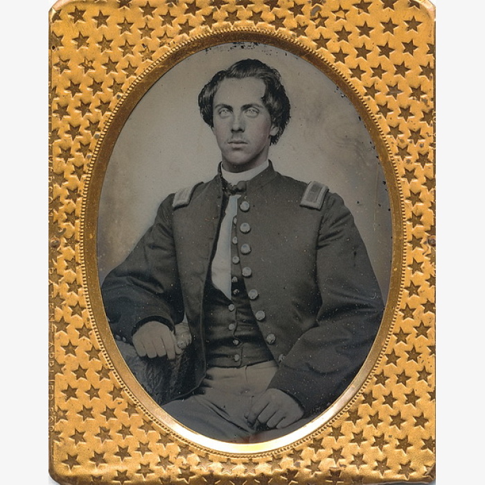 Artillery 2nd Lieutenant Tintype
