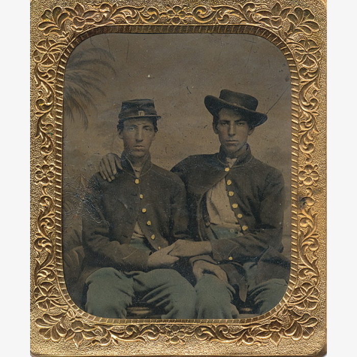 Brothers at Beaufort Tintype