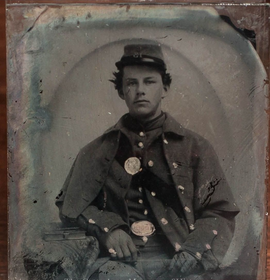 13th New York Infantry "Rochester Regiment" Tintype - Image 2