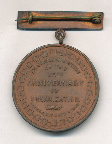 Albany Zouave Cadets Reunion Medal - Image 2