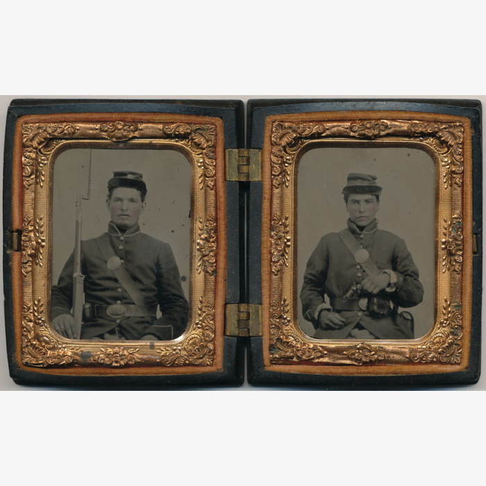 Superb Double Cased Federal Infantryman