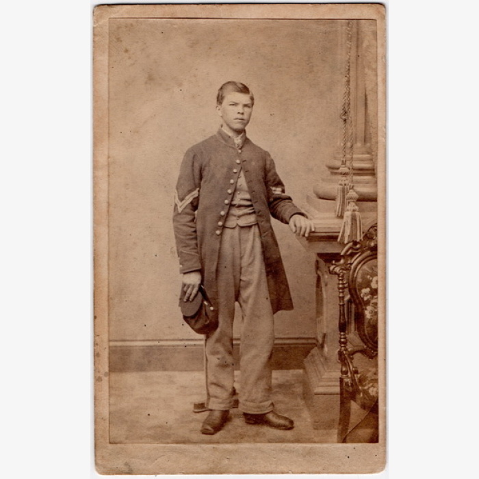 Corporal Edward Knuth 48th Wisconsin Presentation CDV