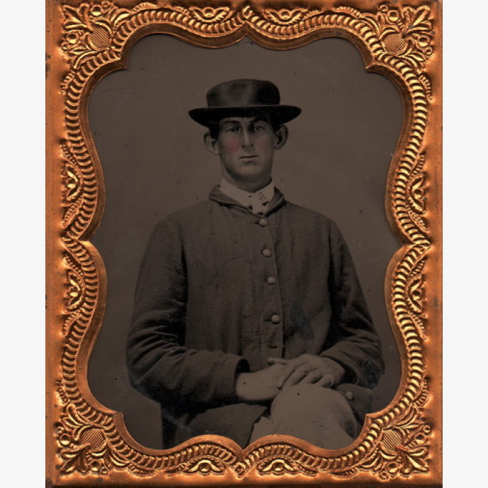 Federal Soldier In A Tailored Blouse