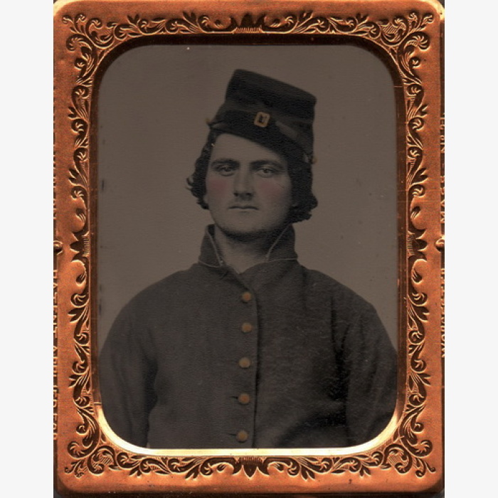 Curly Haired Federal Infantryman