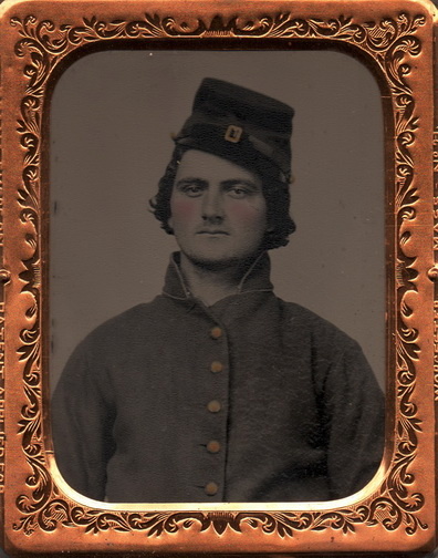 Curly Haired Federal Infantryman