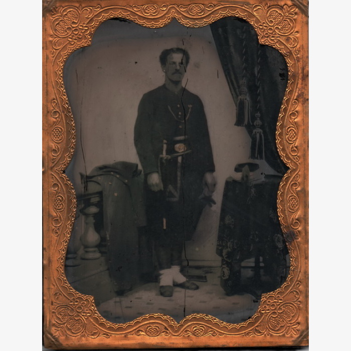 5th New York Duryee's Zouaves Quarter Plate